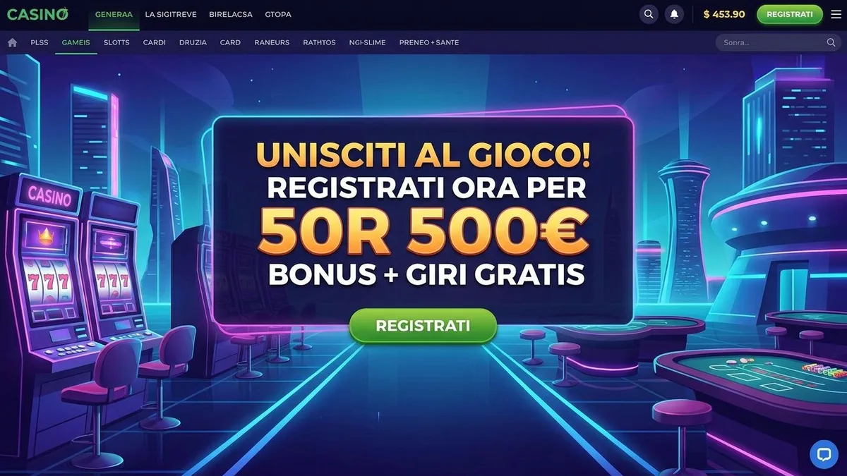 Registrazione con bonus